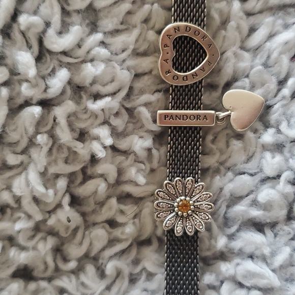 Pandora oxidized reflection bracelet with charms - Picture 3 of 6